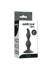 Addicted Toys Anal Sexual Plug 12 cm Negro - Comprar Plug anal Addicted Toys - Plugs anales (5)