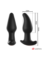 Anbiguo Plug Anal Vibrador Con Rotación De Perlas Control Remoto Amadeus - Comprar Plug anal Anbiguo - Plugs anales (3)