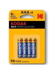 Kodak Max Super Pila Alcalina AA LR6 Blister*4 - Comprar Pilas y baterías Kodak - Pilas & baterías (1)