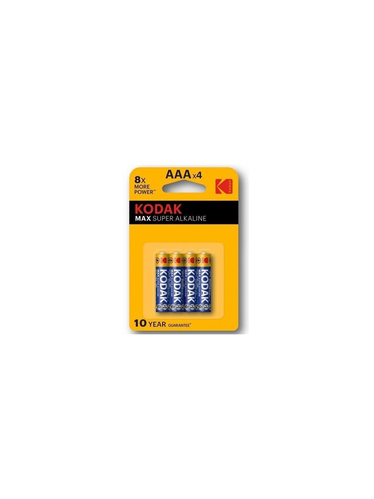 Kodak Max Super Pila Alcalina AA LR6 Blister*4 - Comprar Pilas y baterías Kodak - Pilas & baterías (1)