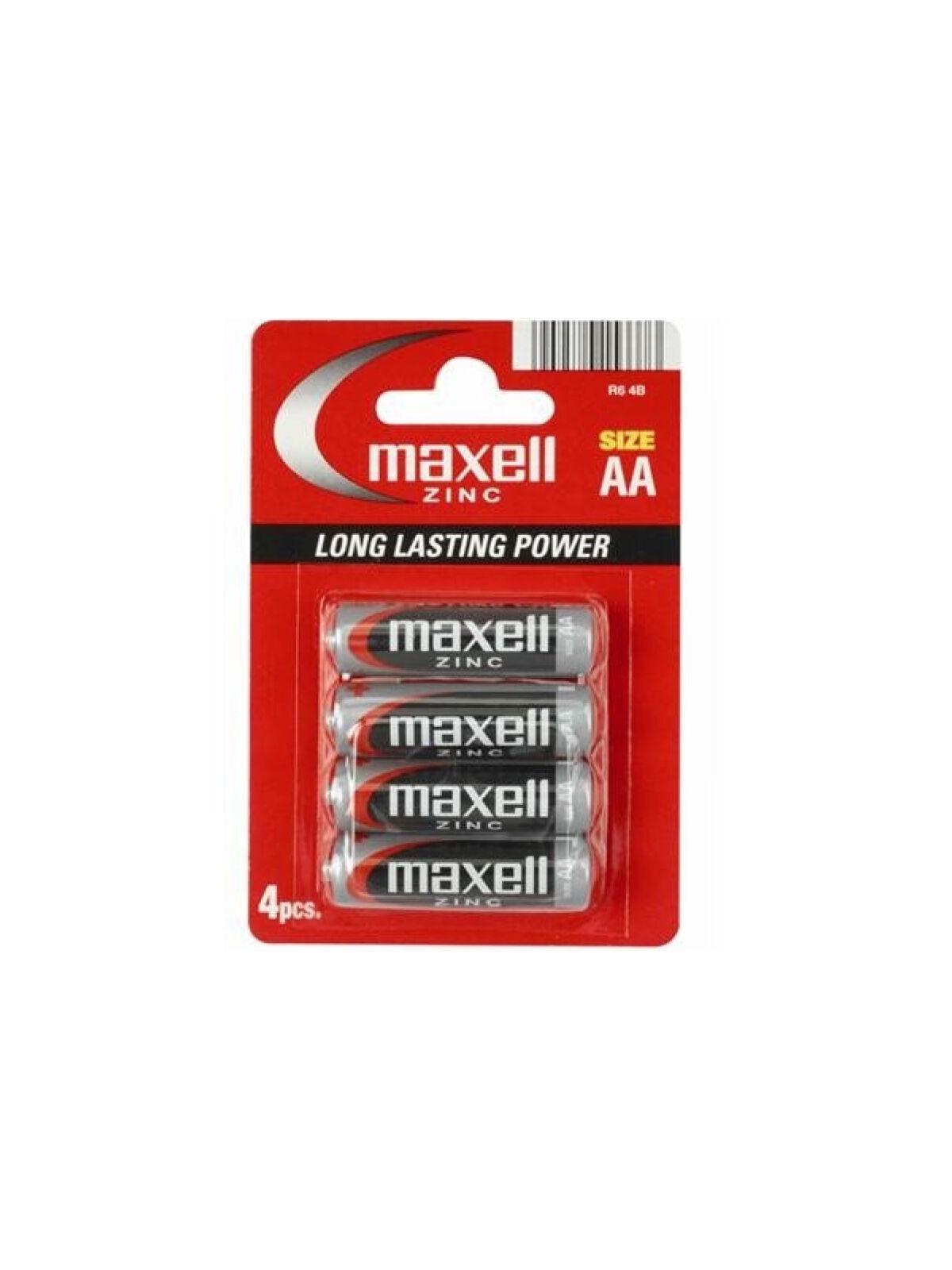 Maxell Pila Salina Manganeso Aa R6 Blister*4 - Comprar Pilas y baterías Maxell - Pilas & baterías (1)