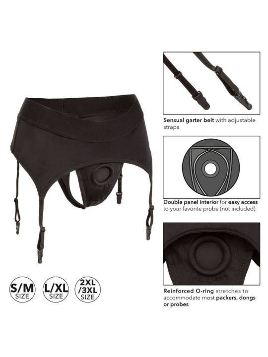 Calex Boundless Arnés Tanga Con Liguero - Comprar Arnés sexual California Exotics - Arneses sexuales (3)