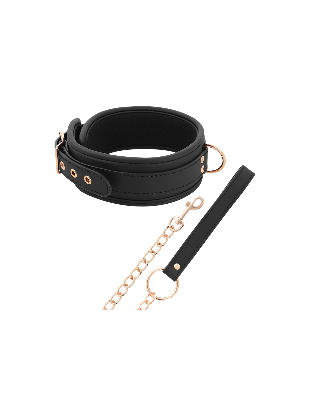 Coquette Fantasy Collar Cuero Vegano Con Correa - Comprar Collar BDSM Coquette - Collares BDSM (1)