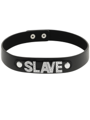 Coquette Choker Cuero Vegano Slave - Comprar Collar BDSM Coquette - Collares BDSM (1)