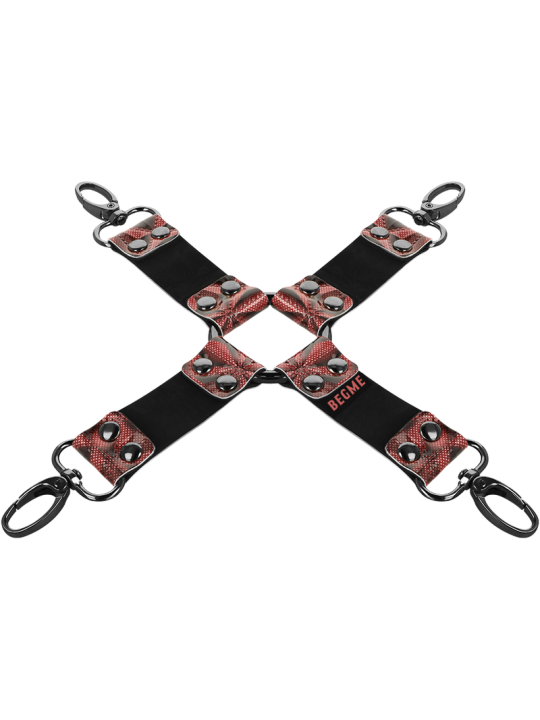 Begme Red Edition Hog Tie Cuero Vegano - Comprar Restricción cama Begme Red Edition - Restricciones bondage (3)