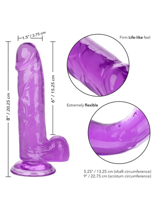 Calex Size Queen Dildo 15.3 cm - Comprar Dildo realista California Exotics - Dildos sin vibración (4)