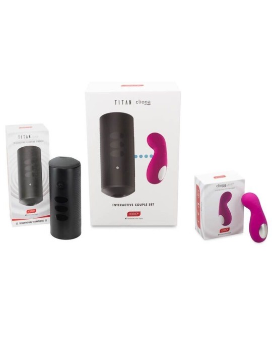 Kiiroo Titan & Cliona Set Parejas Lila - Comprar Kit erótico pareja Kiiroo - Packs eróticos (5)