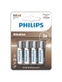 Philips Alkaline Pila AA LR6 Blister 4 - Comprar Pilas y baterías Phillips - Pilas & baterías (1)