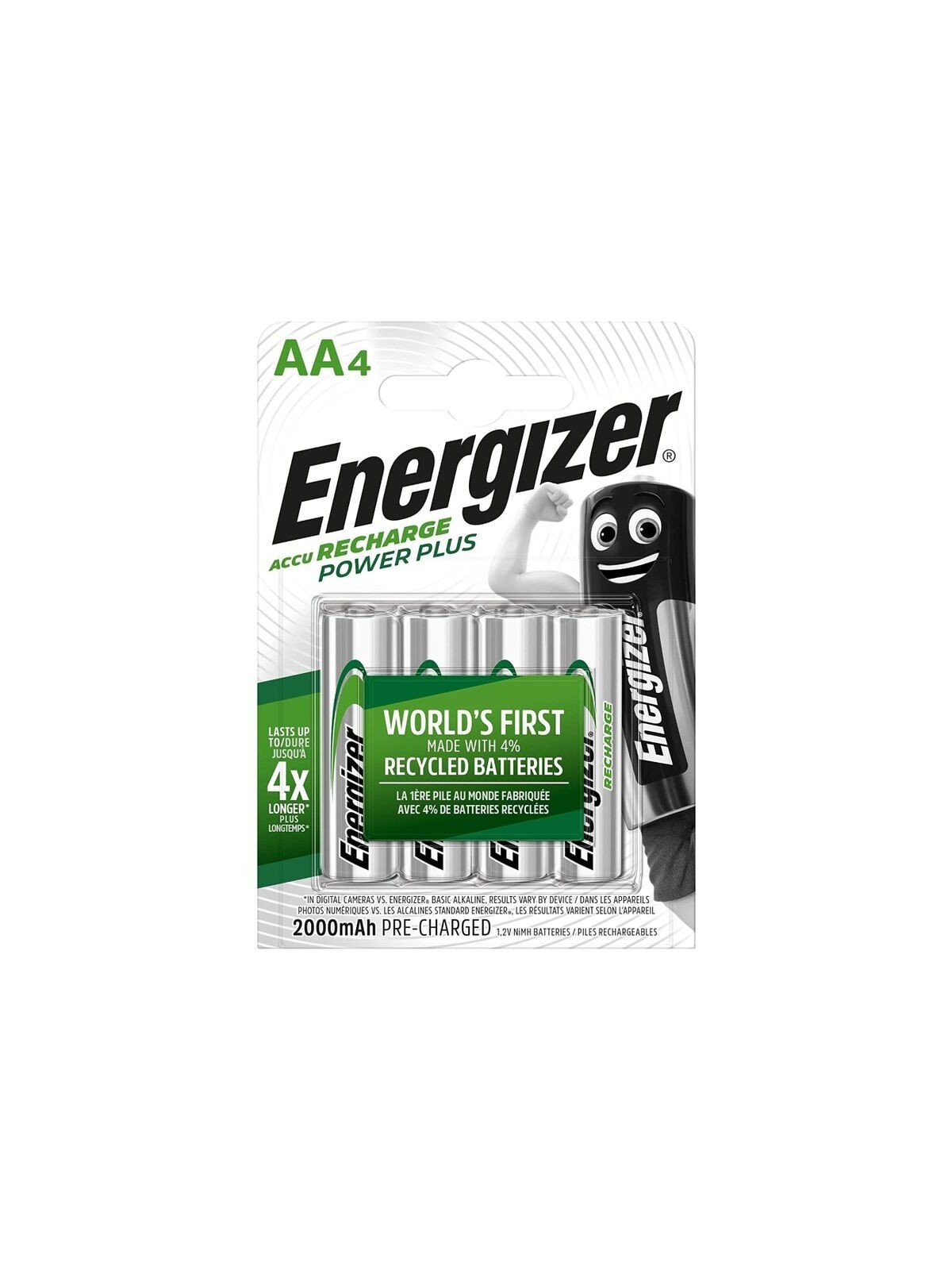 Energizer Pilas Recargables AA 4 Blister - Comprar Pilas y baterías Energizer - Pilas & baterías (1)