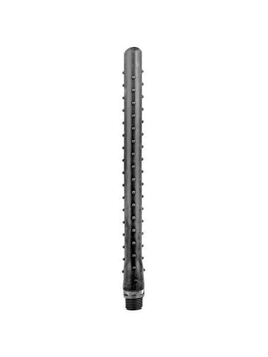 All Black Ridged Ducha Anal Silicona 27 cm - Comprar Ducha anal y vaginal All Black - Ducha anal & vaginal (1)