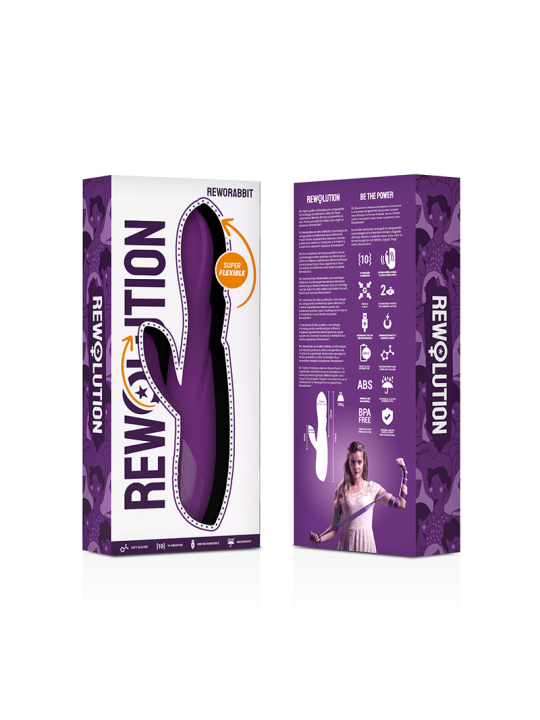 Rewolution Reworabbit Vibrador Flexible Con Rabbit - Comprar Conejito vibrador Rewolution - Conejito rampante (5)