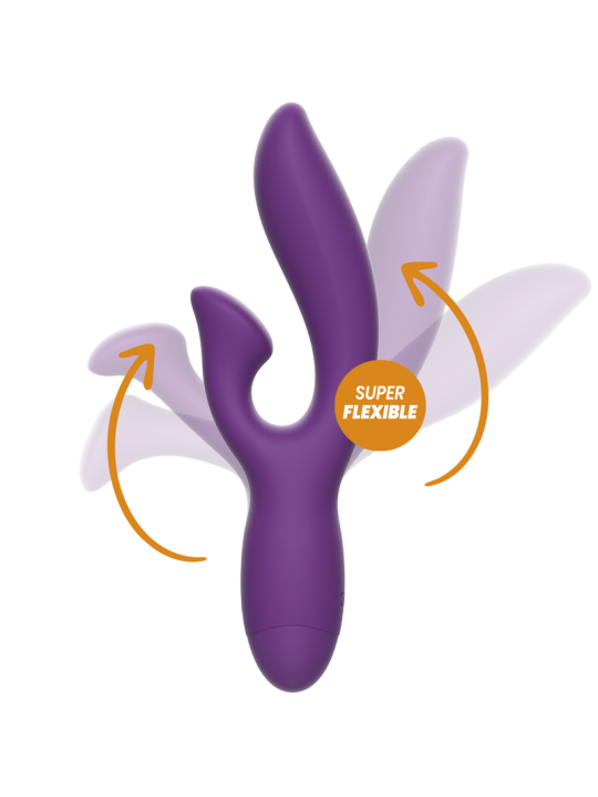 Rewolution Rewofun Vibrador Flexible Con Rabbit - Comprar Conejito vibrador Rewolution - Conejito rampante (4)