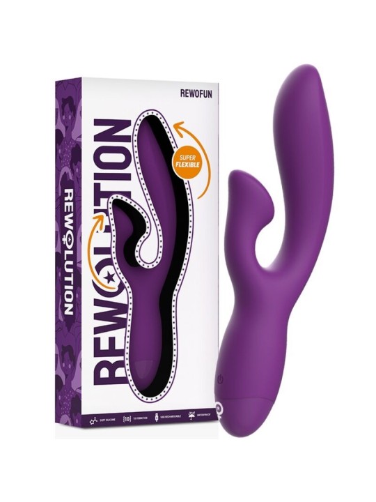 Rewolution Rewofun Vibrador Flexible Con Rabbit - Comprar Conejito vibrador Rewolution - Conejito rampante (5)