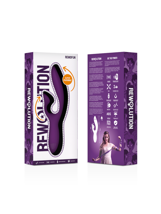 Rewolution Rewofun Vibrador Flexible Con Rabbit - Comprar Conejito vibrador Rewolution - Conejito rampante (6)