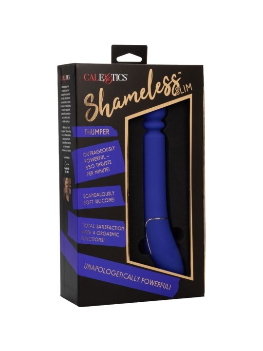 Calex Shameless Slim Thumper Masajeador Azul - Comprar Vibrador clásico California Exotics - Vibradores clásicos (5)