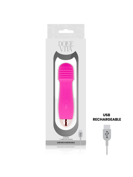 Dolce Vita Vibrador Recargable Three 7 Velocidades - Comprar Masajeador Dolce Vita - Masajeadores vibradores (2)