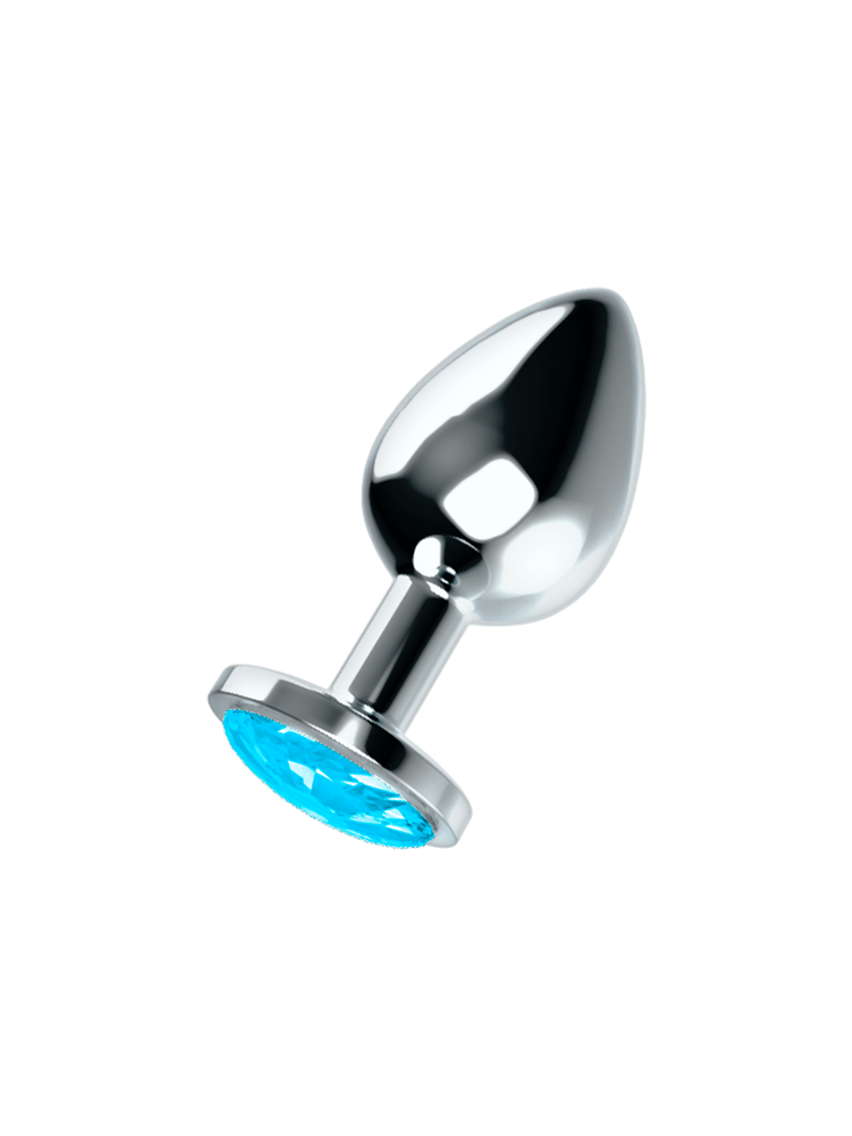 Ohmama Plug Anal Con Cristal Azul - Comprar Plug anal Ohmama - Plugs anales (1)