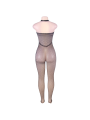 Queen Lingering Bodystocking Cuello Halter & Espalda Abierta S-L - Comprar Bodystocking sexy Queen - Redes catsuits (7)