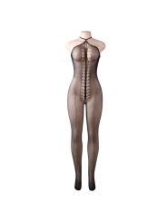 Queen Lingerie Bodystocking Cuello Halter S-L - Comprar Bodystocking sexy Queen - Redes catsuits (4)