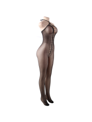 Queen Lingerie Bodystocking Cuello Halter S-L - Comprar Bodystocking sexy Queen - Redes catsuits (6)