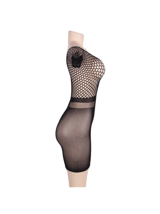 Queen Lingerie Vestido Cuerpo De Red Manga Corta S-L - Comprar Vestido sexy Queen - Vestidos sexys (5)