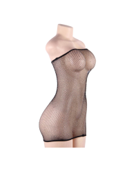 Queen Lingerie Vestido Cuerpo De Red Con Brillantes S-L - Comprar Vestido sexy Queen - Vestidos sexys (4)