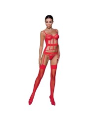 Passion Kyouka Corset Rojo - Comprar Conjunto sexy 3 pzas Passion - Conjuntos eróticos 3 o más piezas (1)