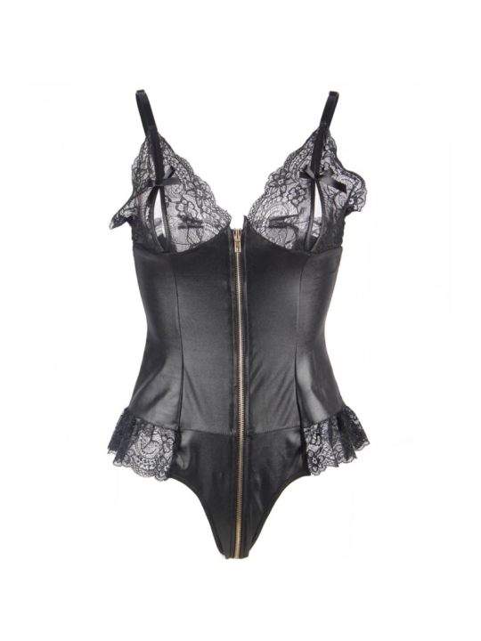 Queen Lingerie Teddy Con Cremallera - Comprar Body sexy Queen - Bodys sexys (3)