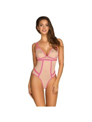 Obsessive Nudelia Teddy Rosa - Comprar Body sexy Obsessive - Bodys sexys (1)