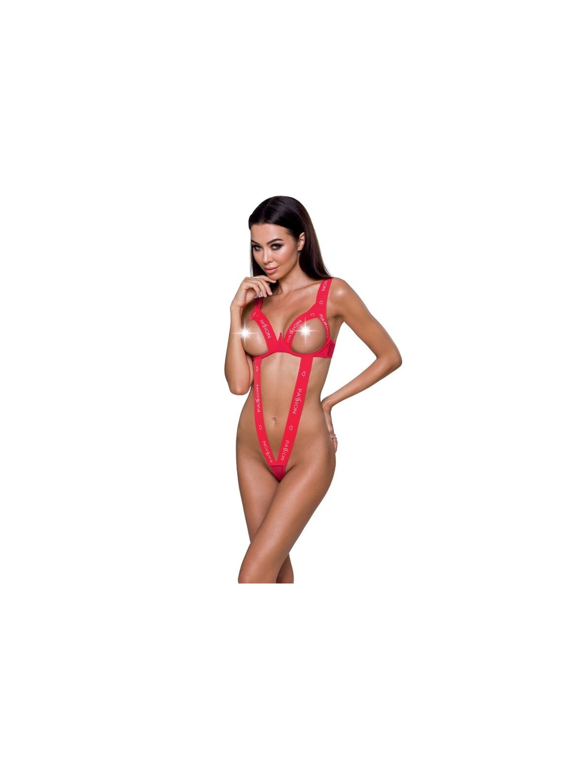 Passion Kyouka Teddy Rojo - Comprar Body sexy Passion - Bodys sexys (1)