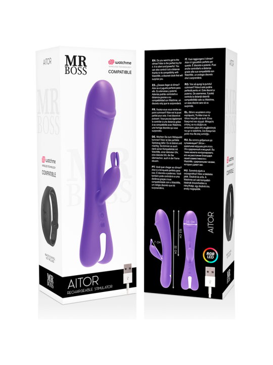 Mr Boss Aitor Rabbit Compatible Watchme | Vibrador Conejo