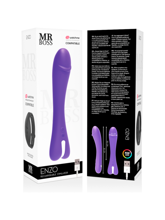 Mr Boss Enzo Vibrador Compatible Watchme | Vibrador Vaginal