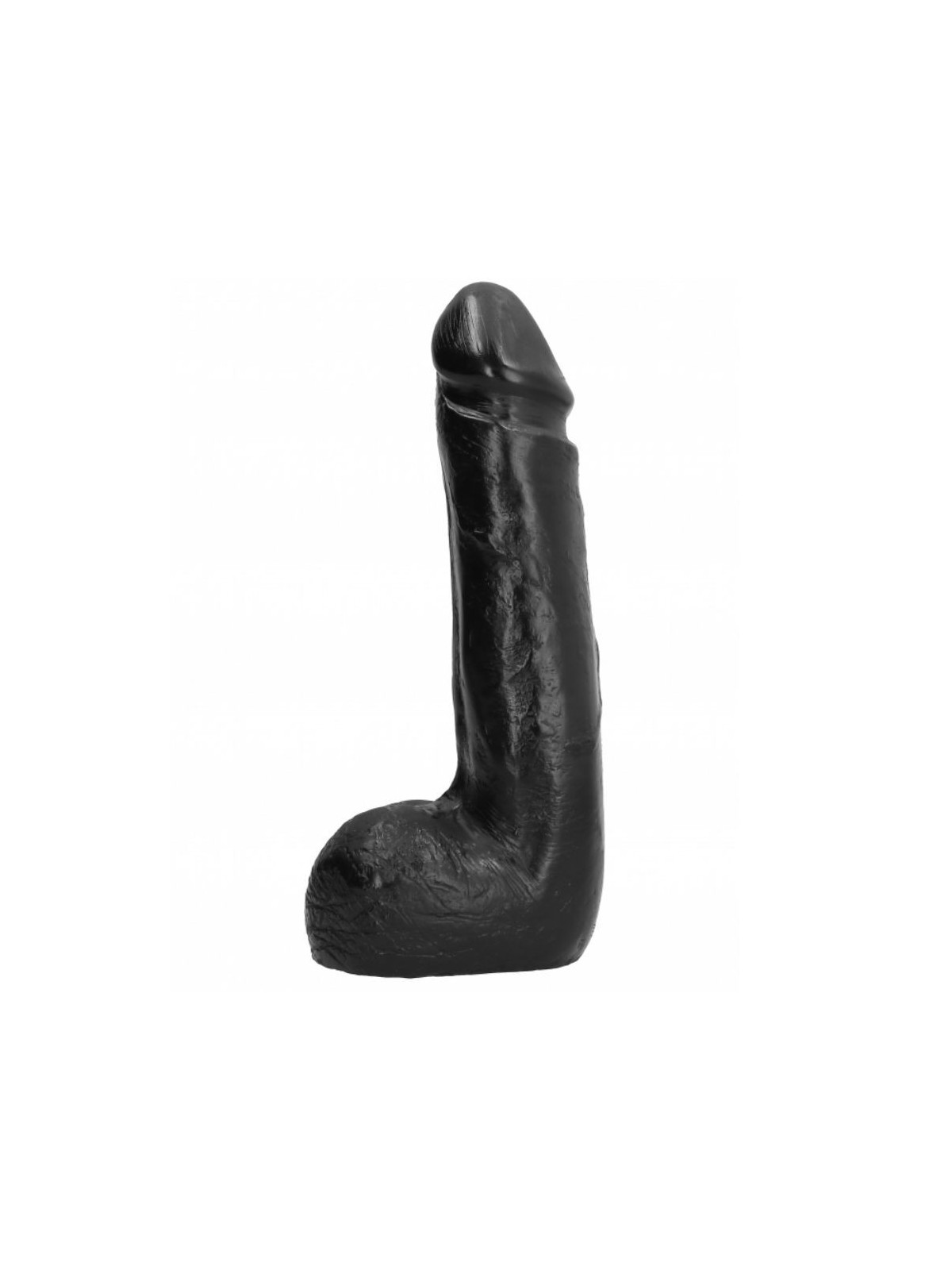 All Black Dildo Realístico Negro 20 cm - Comprar Dildo gigante All Black - Penes realistas (1)