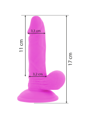 Diversia Dildo Flexible Vibración 17 cm | Vibrador Realista