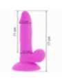 Diversia Dildo Flexible Vibración 17 cm | Vibrador Realista