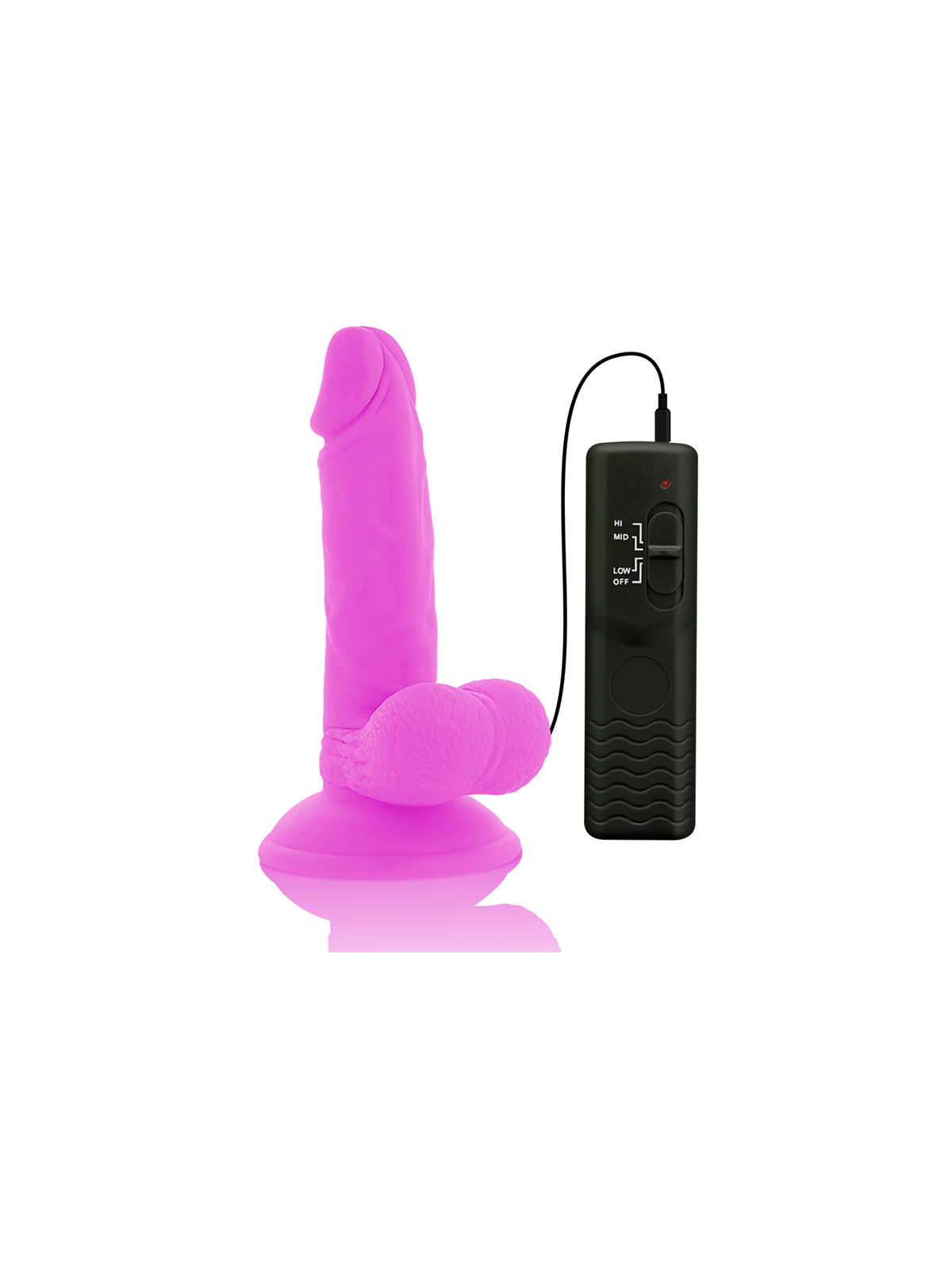 Diversia Dildo Flexible Vibración 17 cm | Vibrador Realista