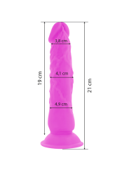 Diversia Dildo Flexible Vibración 21 cm | Vibrador Realista