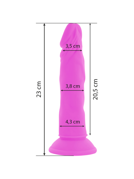 Diversia Dildo Flexible Vibración 23 cm | Vibrador Realista