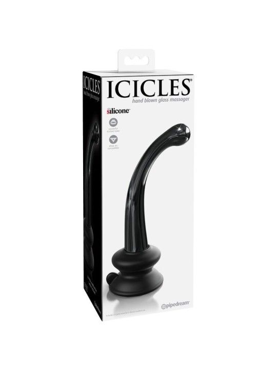 Icicles Numero 87 Dildo Vidrio Ventosa | Dildo de Cristal