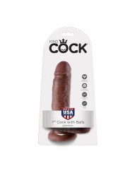 King Cock 7" Pene Realístico 17.8 cm | Consolador Realista