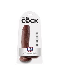 King Cock 8" Pene Realístico 20.3 cm | Consolador Realista