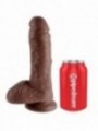 King Cock 8" Pene Realístico 20.3 cm | Consolador Realista