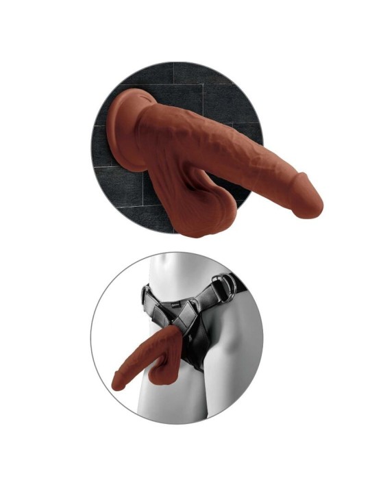 King Cock Plus 3D Cock Swinging Balls | Dildo Realista