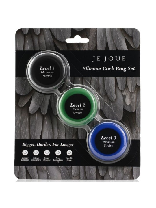 Je Joue Silicone Set Anillos Pene Silicona | Anillo Sexual