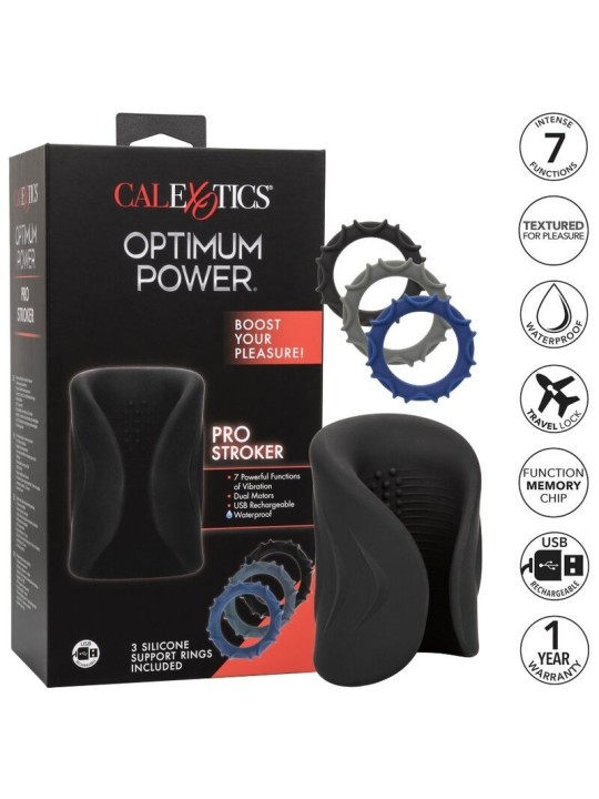 Calex Pro Masturbador Stroker Optimum | Vibrador Masculino