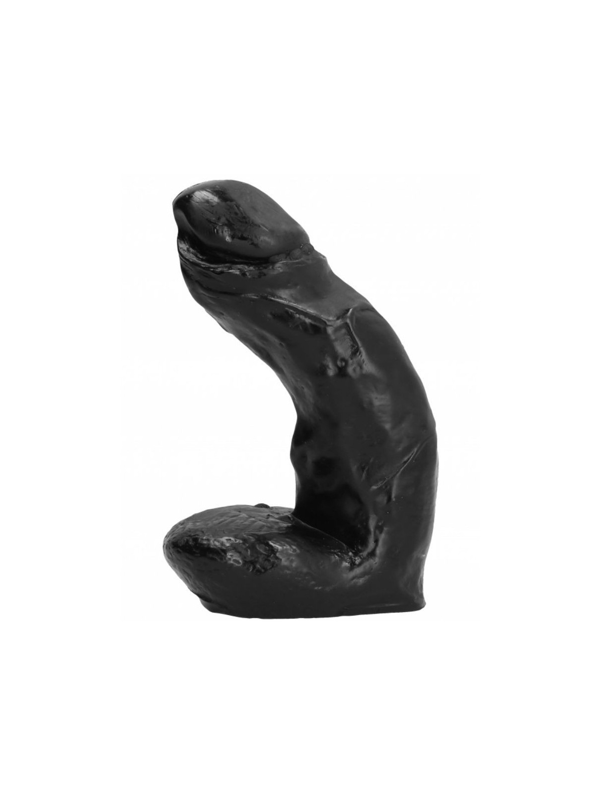 All Black Dildo Realístico 15 cm - Comprar Lubricante híbrido All Black - Dildos sin vibración (1)