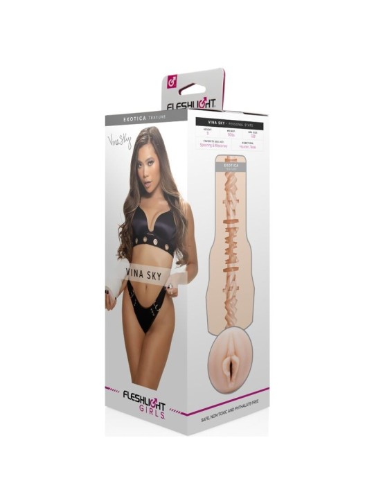 Fleshlight Girls Vina Sky Exótica Texture | Réplica Vagina