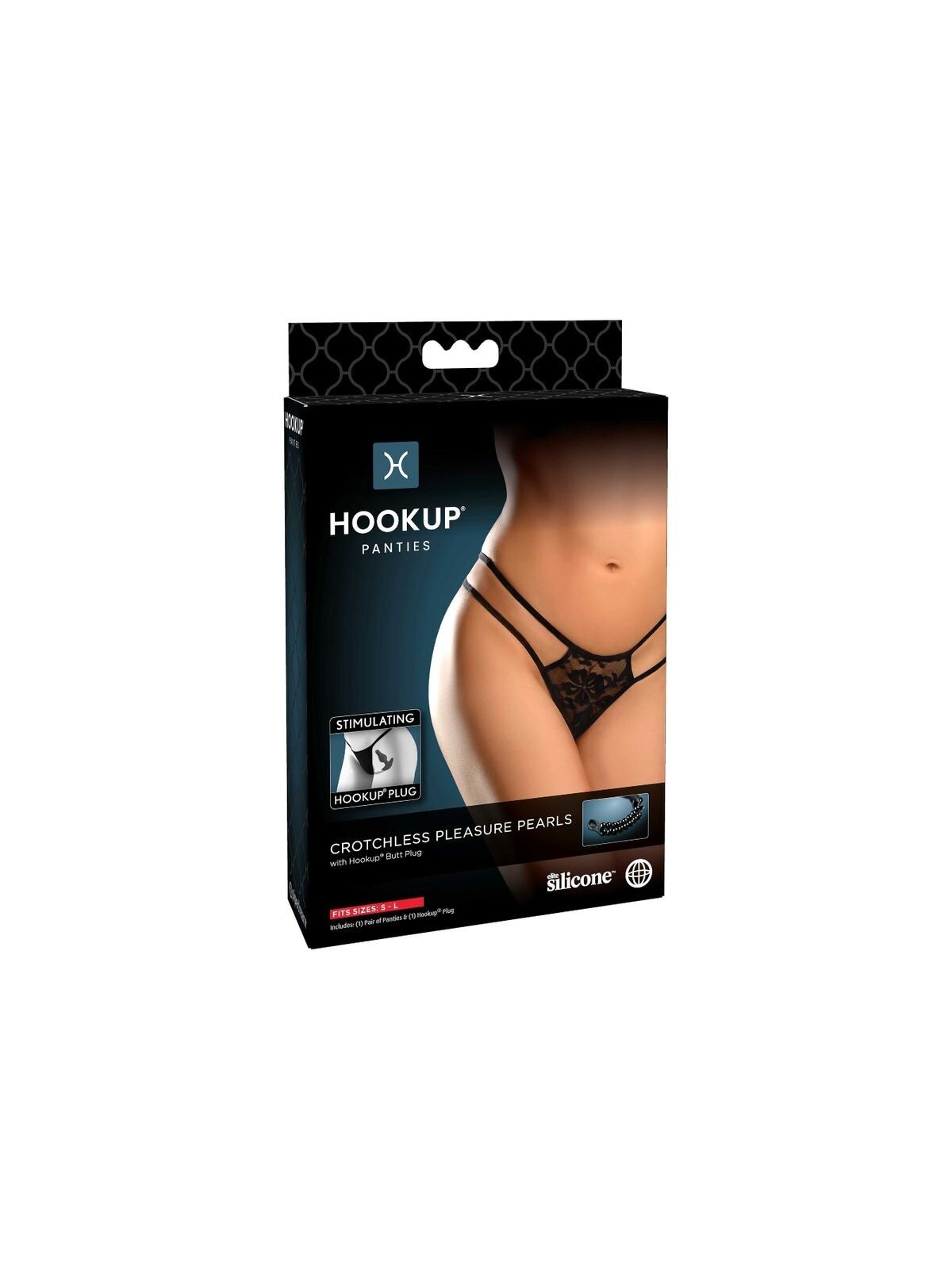 Hook Up Crothless Pleasure Pearl | Bolas Anales