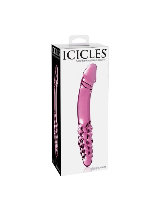 Icicles Número 57 Masajeador De Vidrio - Comprar Dildo realista Icicles - Dildos sin vibración (3)