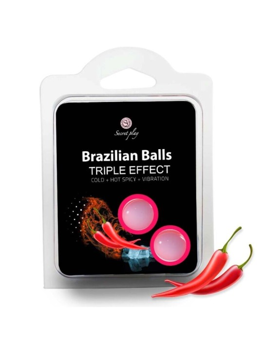 Secret Play Brazilian Balls Triple Efecto | Vibrador Líquido